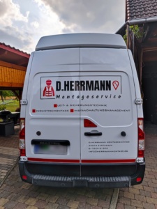 Herrmann Montage Fahrzeugbeklebung